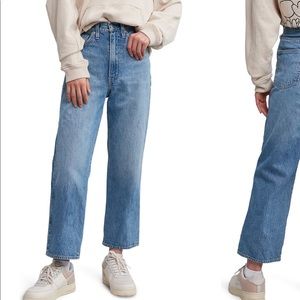 Levi’s Well Thread Ribcage Ankle Wide Jeans
